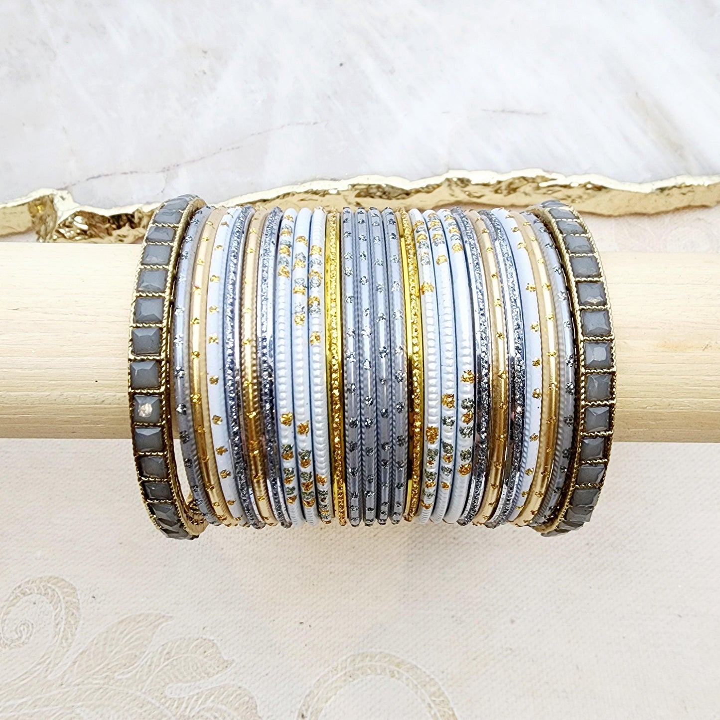 Vienna Bangle Set Indian Bangles , South Asian Bangles , Pakistani Bangles , Desi Bangles , Punjabi Bangles , Tamil Bangles , Indian Jewelry