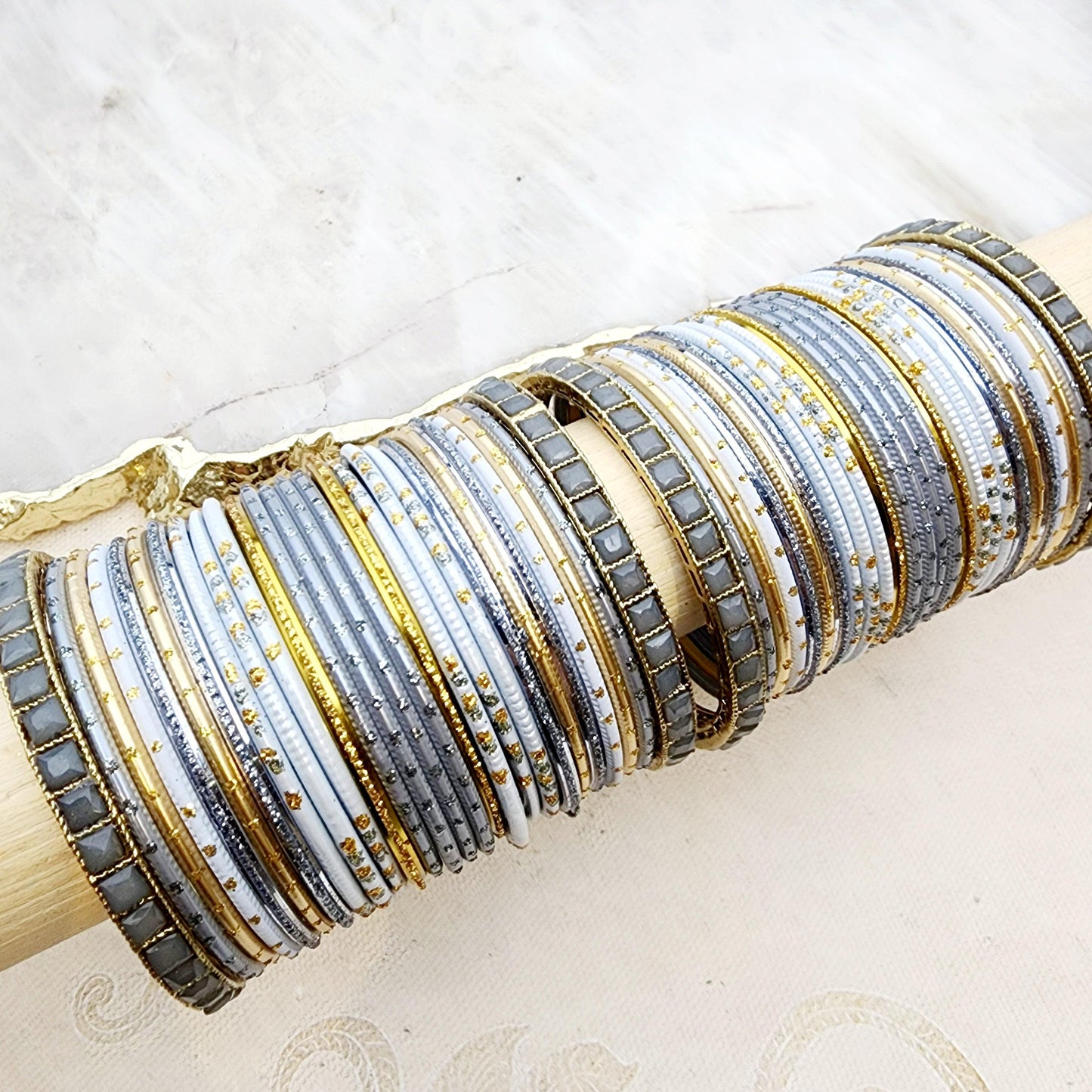 Vienna Bangle Set Indian Bangles , South Asian Bangles , Pakistani Bangles , Desi Bangles , Punjabi Bangles , Tamil Bangles , Indian Jewelry