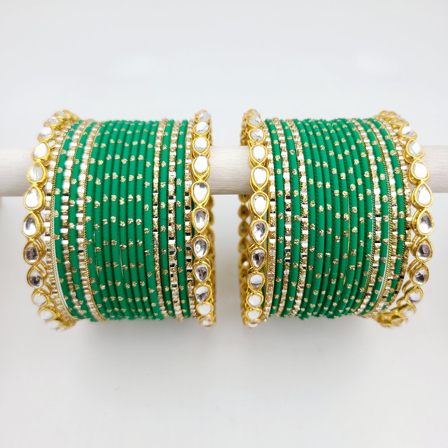 Pardeep Green Bangle Set Indian Bangles , South Asian Bangles , Pakistani Bangles , Desi Bangles , Punjabi Bangles , Tamil Bangles , Indian Jewelry