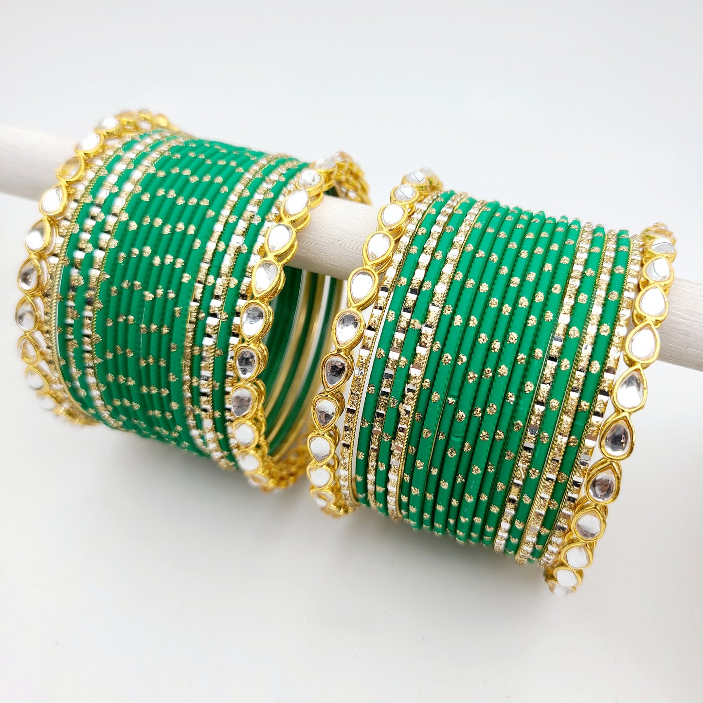 Pardeep Green Bangle Set Indian Bangles , South Asian Bangles , Pakistani Bangles , Desi Bangles , Punjabi Bangles , Tamil Bangles , Indian Jewelry
