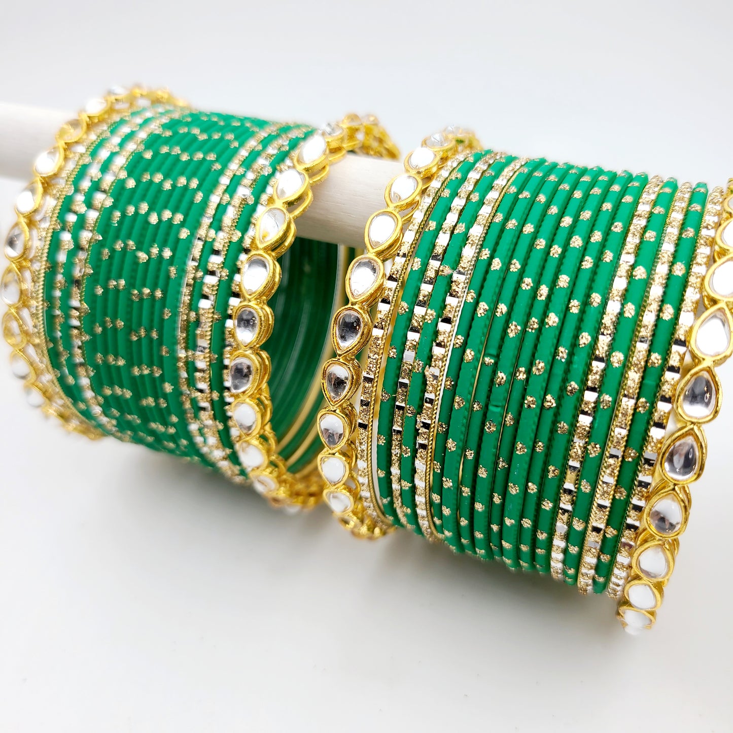 Pardeep Green Bangle Set Indian Bangles , South Asian Bangles , Pakistani Bangles , Desi Bangles , Punjabi Bangles , Tamil Bangles , Indian Jewelry