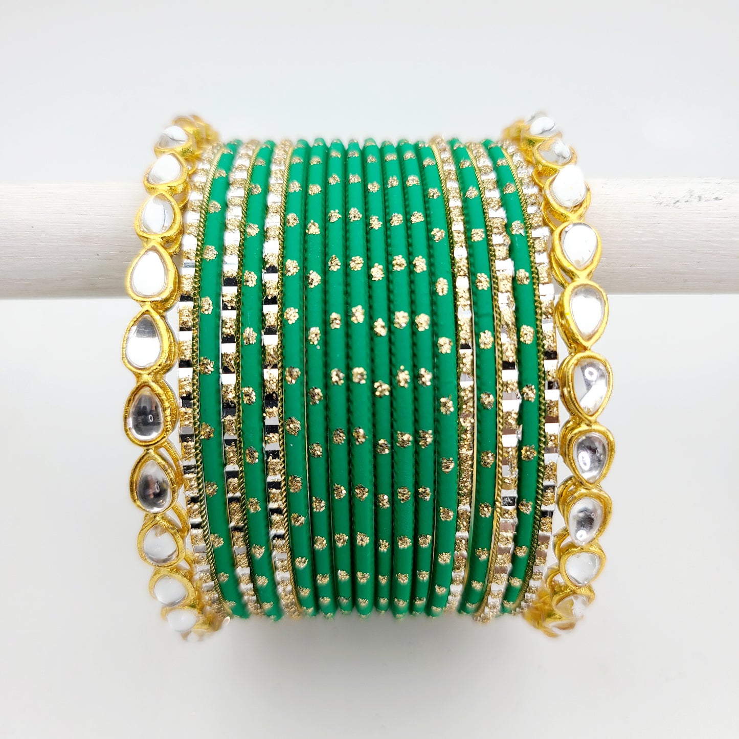 Pardeep Green Bangle Set Indian Bangles , South Asian Bangles , Pakistani Bangles , Desi Bangles , Punjabi Bangles , Tamil Bangles , Indian Jewelry