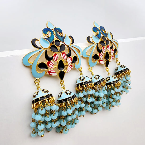 Indira Earrings Indian Earrings , South Asian Earrings , Pakistani Earrings , Desi Earrings , Punjabi Earrings , Tamil Earrings , Indian Jewelry
