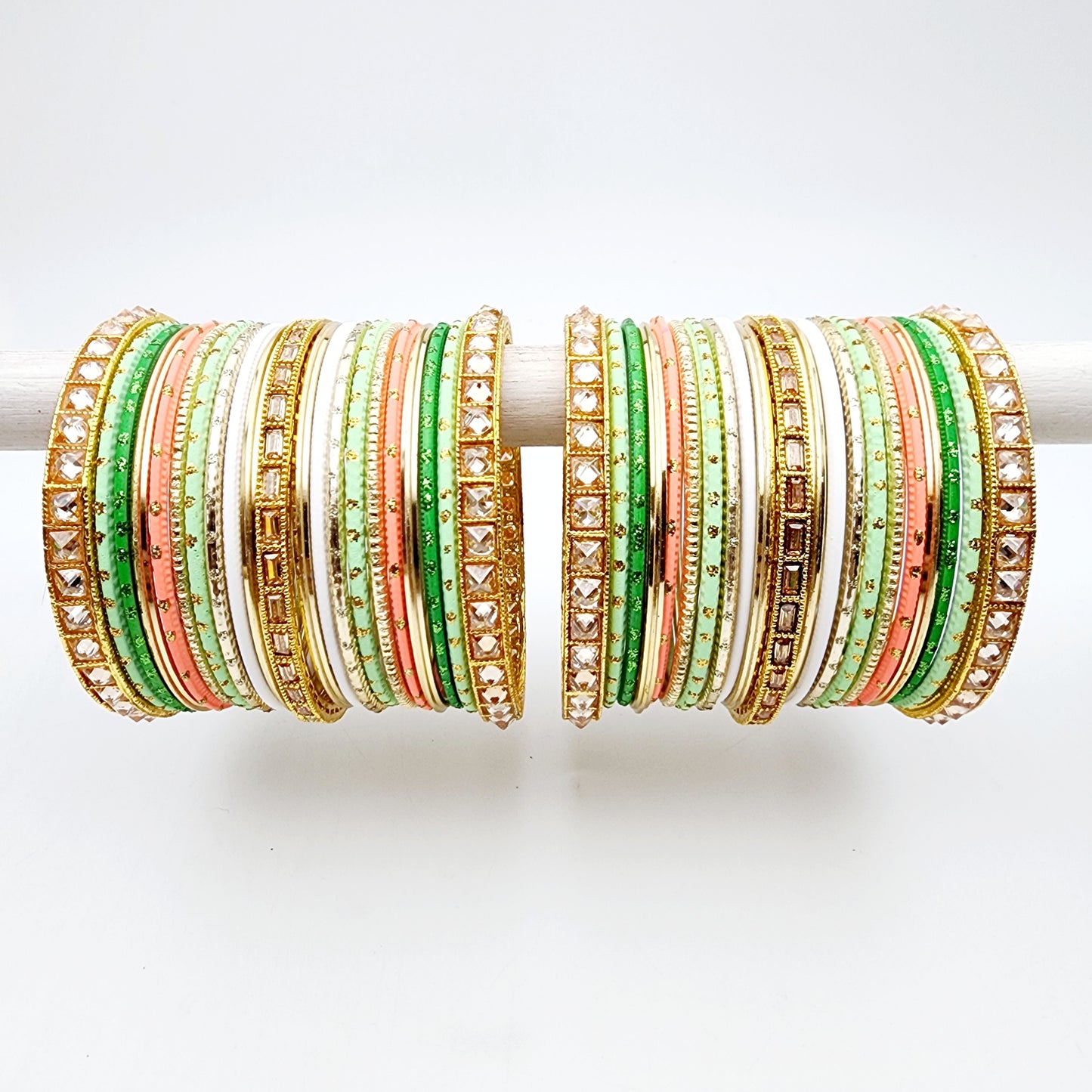 Mandeline Bangle Set Indian Bangles , South Asian Bangles , Pakistani Bangles , Desi Bangles , Punjabi Bangles , Tamil Bangles , Indian Jewelry