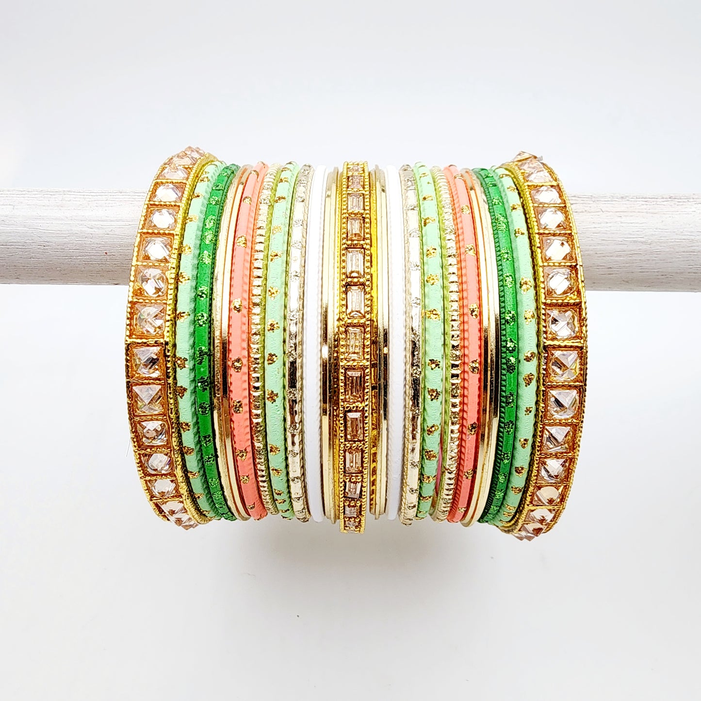 Mandeline Bangle Set Indian Bangles , South Asian Bangles , Pakistani Bangles , Desi Bangles , Punjabi Bangles , Tamil Bangles , Indian Jewelry