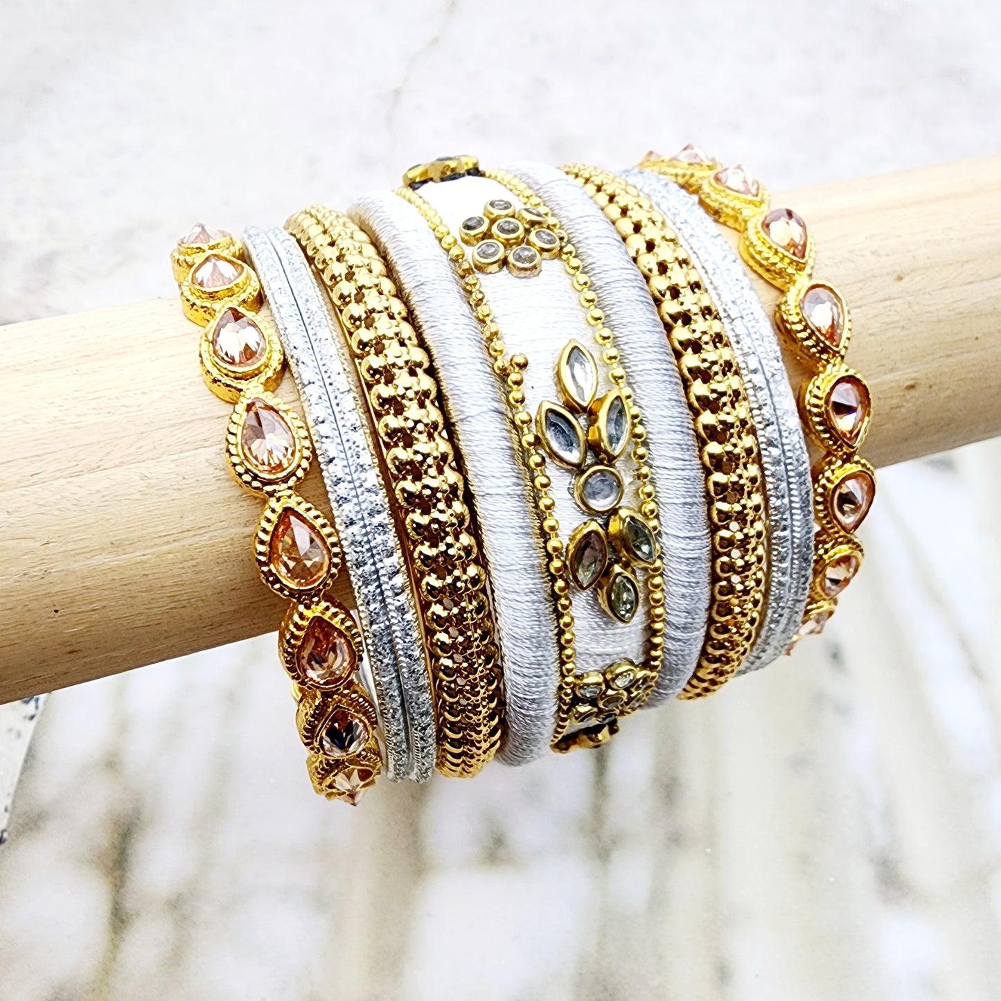 Grayson Bangle Set Indian Bangles , South Asian Bangles , Pakistani Bangles , Desi Bangles , Punjabi Bangles , Tamil Bangles , Indian Jewelry