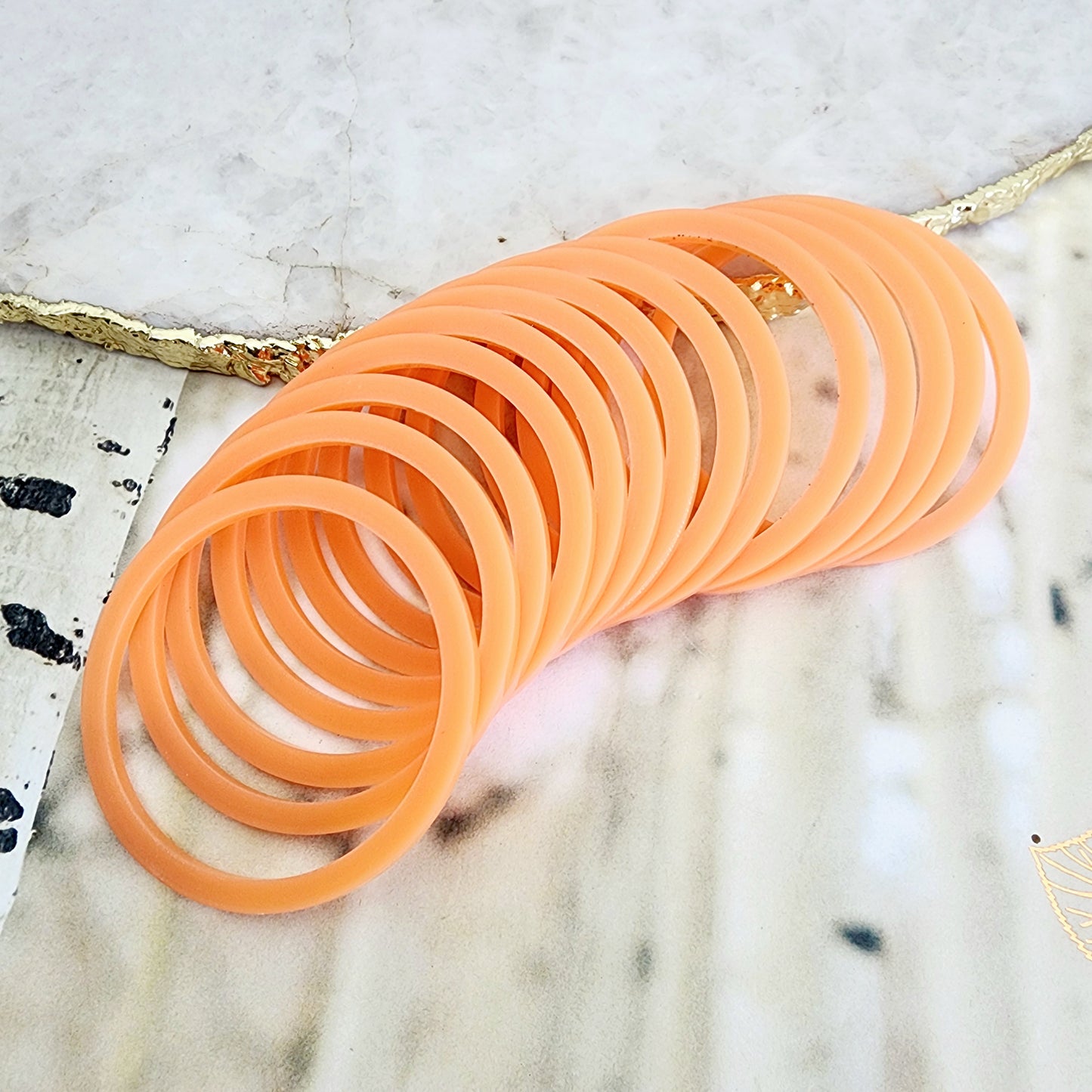 Peach Bridal Choora - 3 Dozen