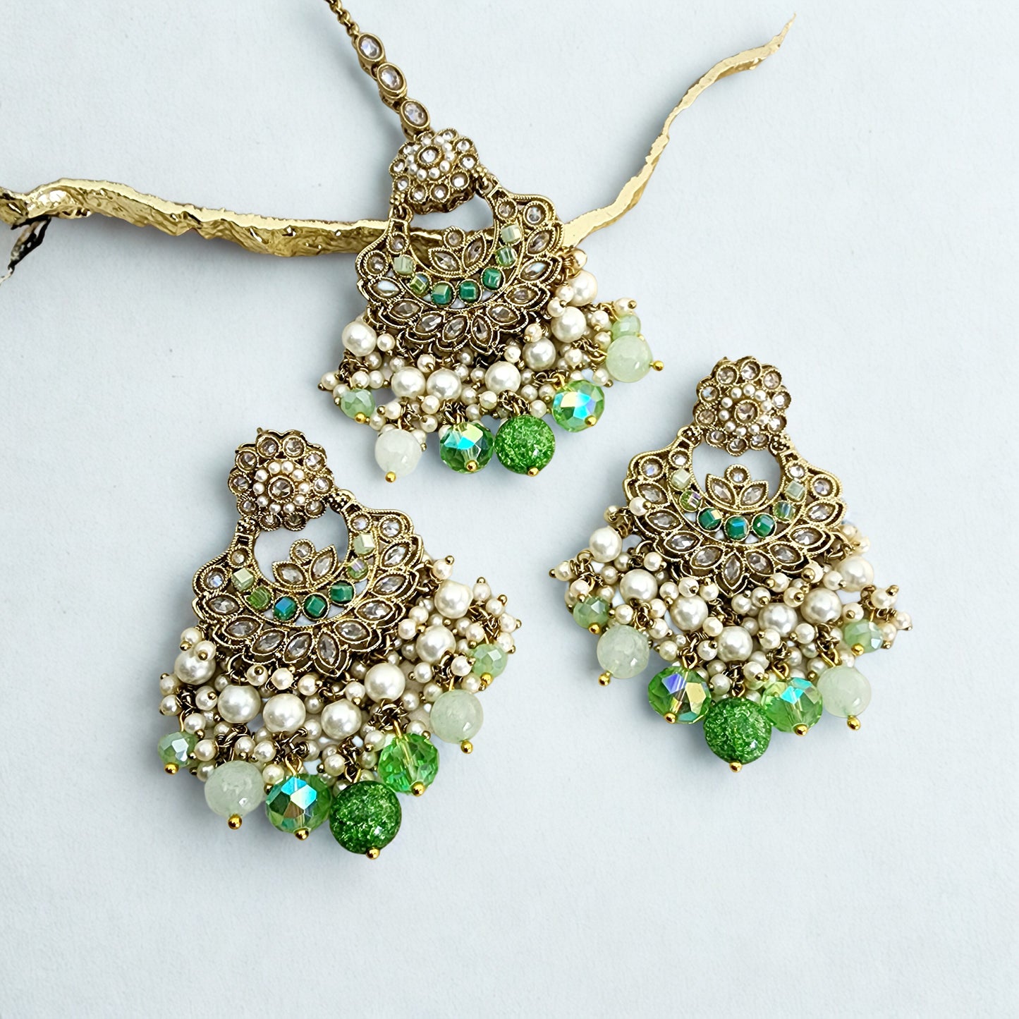 Tessa Earrings + Tikka