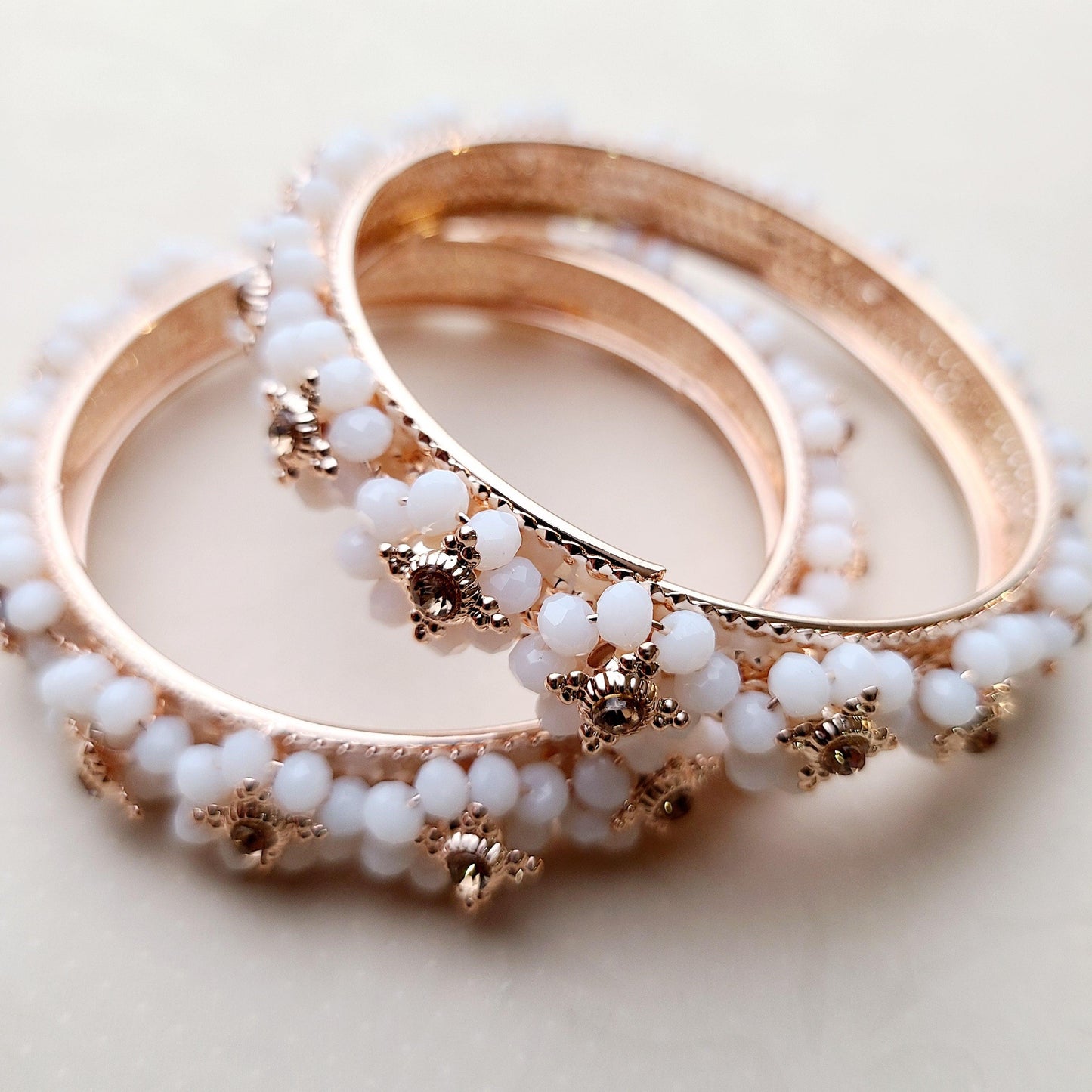 Arora - white Bangles Indian Bangles , South Asian Bangles , Pakistani Bangles , Desi Bangles , Punjabi Bangles , Tamil Bangles , Indian Jewelry