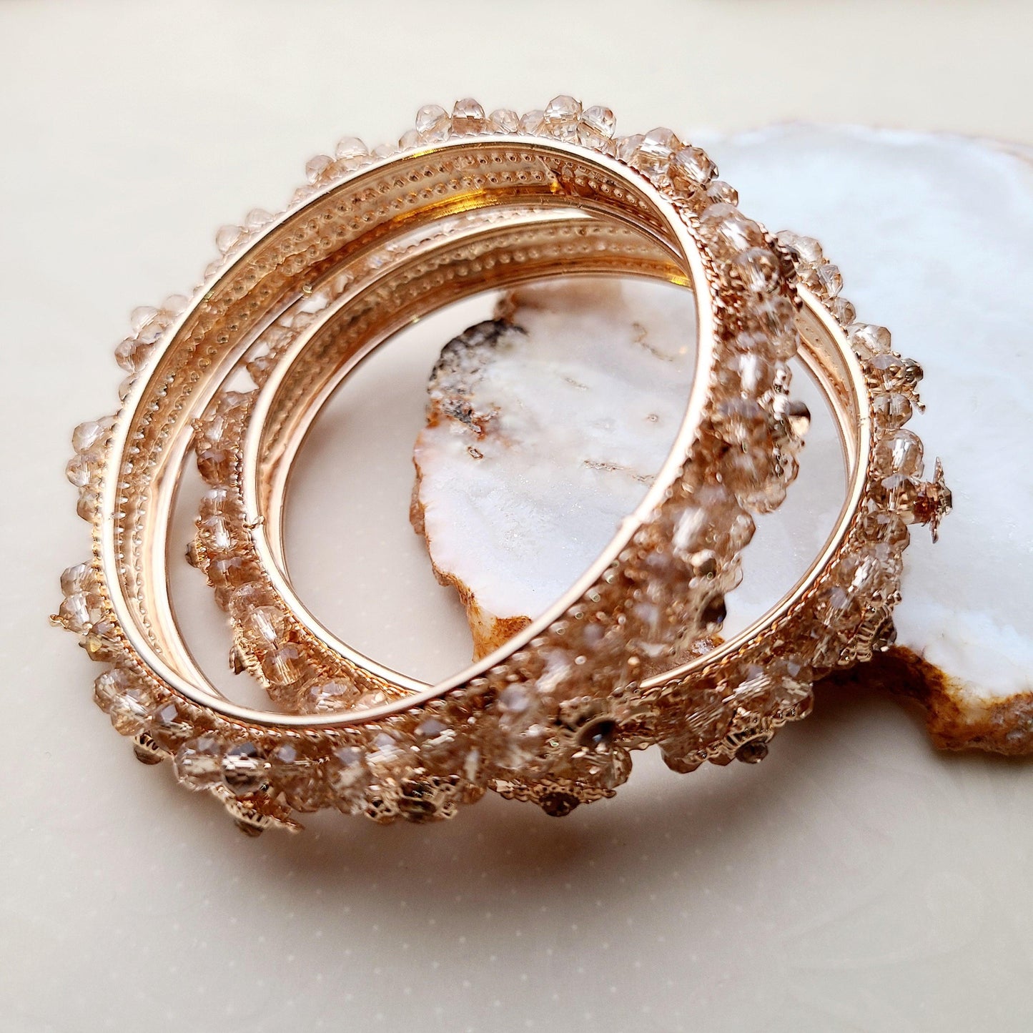 Arora - champagne Bangles Indian Bangles , South Asian Bangles , Pakistani Bangles , Desi Bangles , Punjabi Bangles , Tamil Bangles , Indian Jewelry