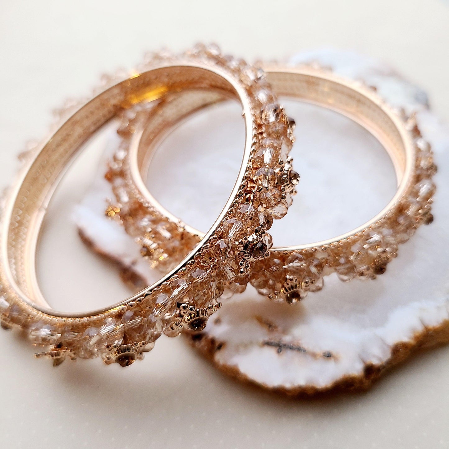 Arora - champagne Bangles Indian Bangles , South Asian Bangles , Pakistani Bangles , Desi Bangles , Punjabi Bangles , Tamil Bangles , Indian Jewelry