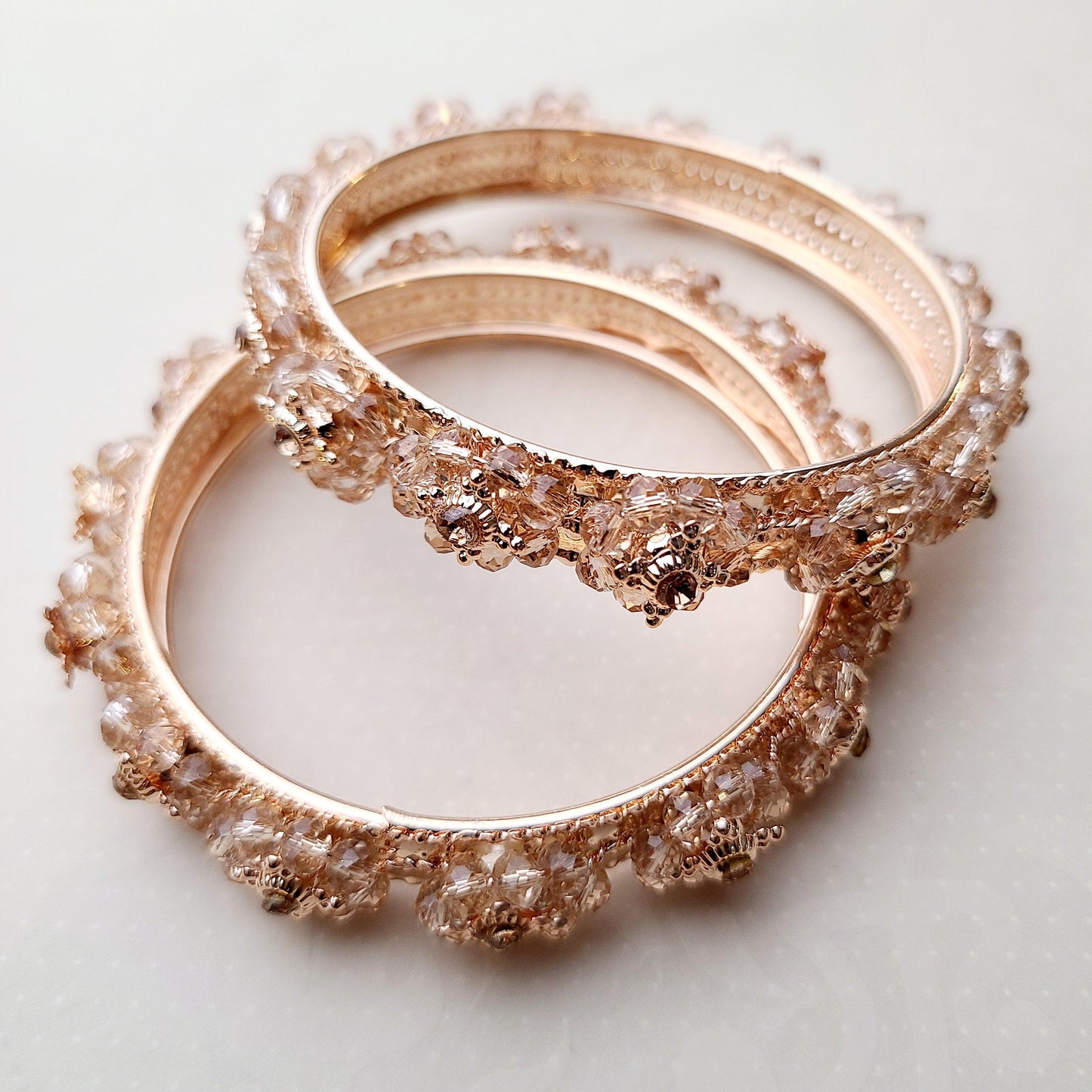 Arora - champagne Bangles Indian Bangles , South Asian Bangles , Pakistani Bangles , Desi Bangles , Punjabi Bangles , Tamil Bangles , Indian Jewelry