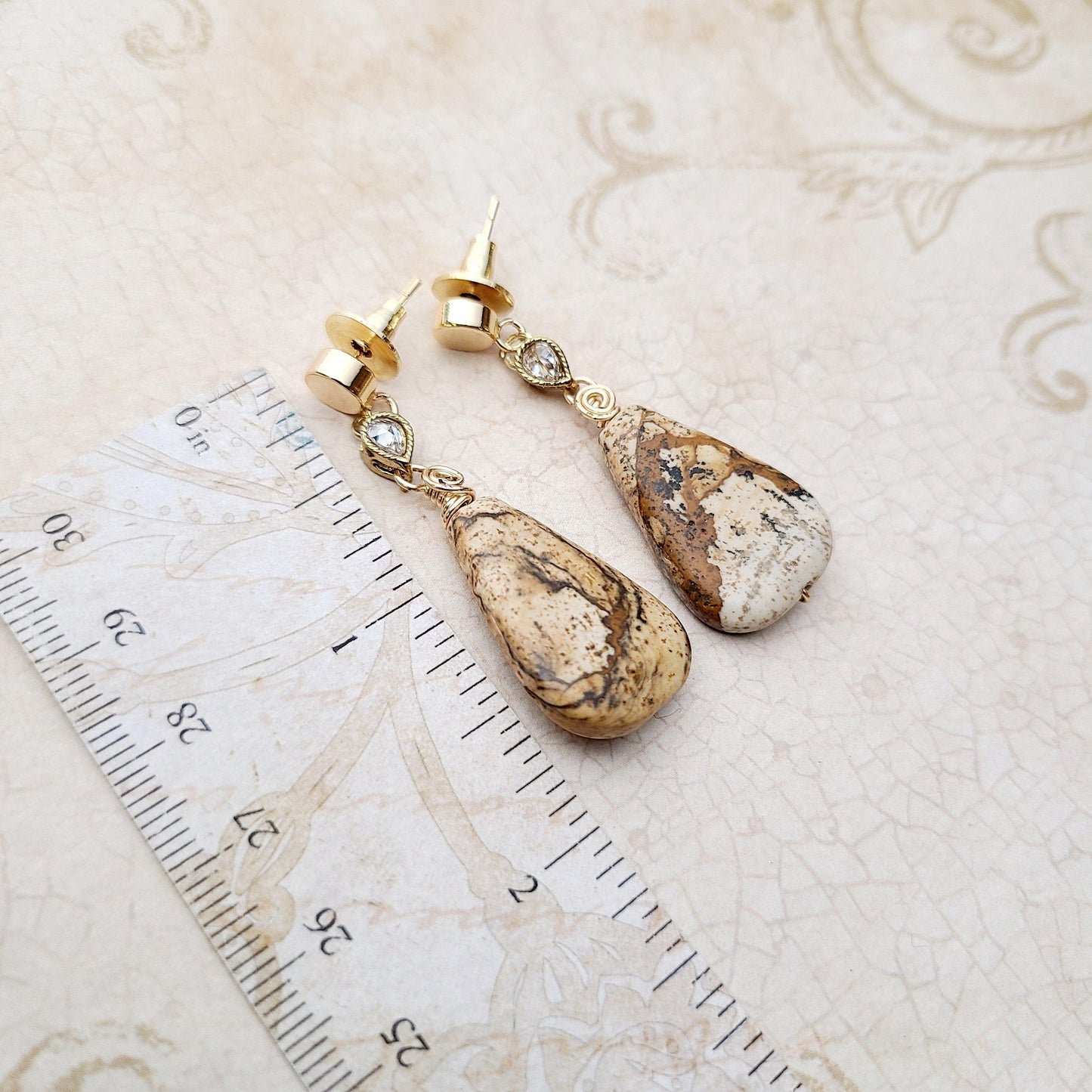 Trusha Earrings Indian Earrings , South Asian Earrings , Pakistani Earrings , Desi Earrings , Punjabi Earrings , Tamil Earrings , Indian Jewelry