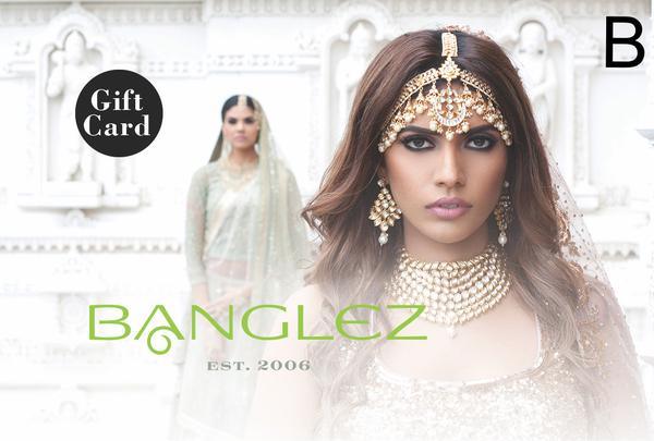 Physical Gift Cards Indian Gift Card , South Asian Gift Card , Pakistani Gift Card , Desi Gift Card , Punjabi Gift Card , Tamil Gift Card , Indian Jewelry