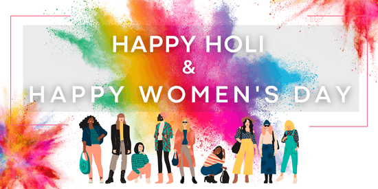 Celebrating Holi & International Women's Day!