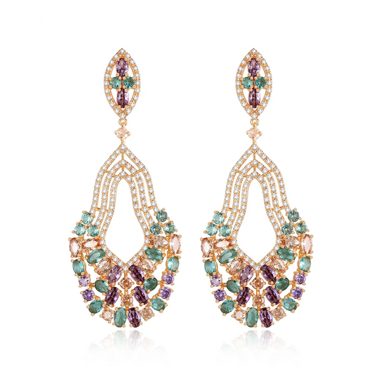 Kavita Earrings Indian Earrings , South Asian Earrings , Pakistani Earrings , Desi Earrings , Punjabi Earrings , Tamil Earrings , Indian Jewelry