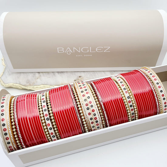 Garima Bridal Bangle Set Indian Bangles , South Asian Bangles , Pakistani Bangles , Desi Bangles , Punjabi Bangles , Tamil Bangles , Indian Jewelry