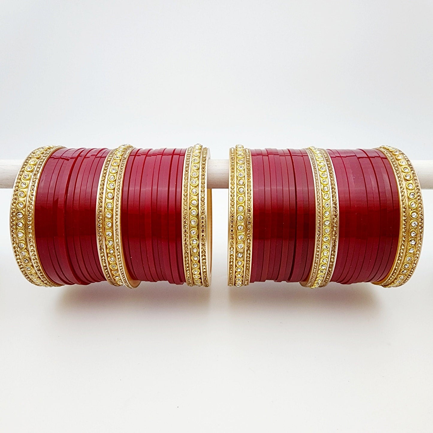 Load image into Gallery viewer, Amira Bridal Bangle Set Indian Bangles , South Asian Bangles , Pakistani Bangles , Desi Bangles , Punjabi Bangles , Tamil Bangles , Indian Jewelry
