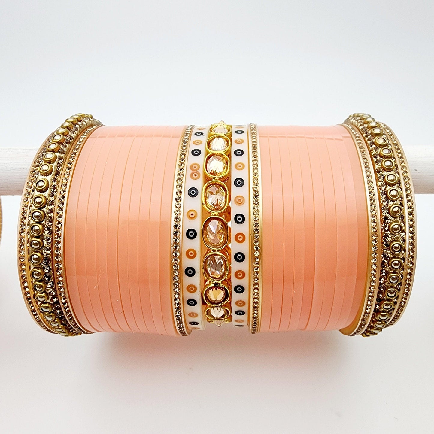 Load image into Gallery viewer, Afshan Bridal Bangle Set Indian Bangles , South Asian Bangles , Pakistani Bangles , Desi Bangles , Punjabi Bangles , Tamil Bangles , Indian Jewelry
