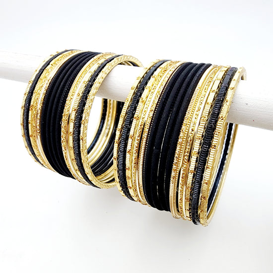 Load image into Gallery viewer, Terri Bangle Set Indian Bangles , South Asian Bangles , Pakistani Bangles , Desi Bangles , Punjabi Bangles , Tamil Bangles , Indian Jewelry
