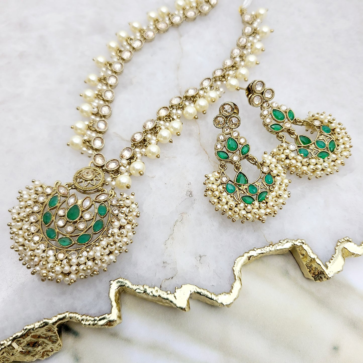 Hasana Necklace Set Indian Necklace , South Asian Necklace , Pakistani Necklace , Desi Necklace , Punjabi Necklace , Tamil Necklace , Indian Jewelry