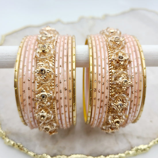 Rosia Bangle Set Indian Bangles , South Asian Bangles , Pakistani Bangles , Desi Bangles , Punjabi Bangles , Tamil Bangles , Indian Jewelry
