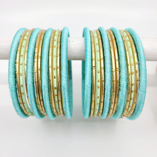 Load image into Gallery viewer, Reshma Bangle Set Indian Bangles , South Asian Bangles , Pakistani Bangles , Desi Bangles , Punjabi Bangles , Tamil Bangles , Indian Jewelry

