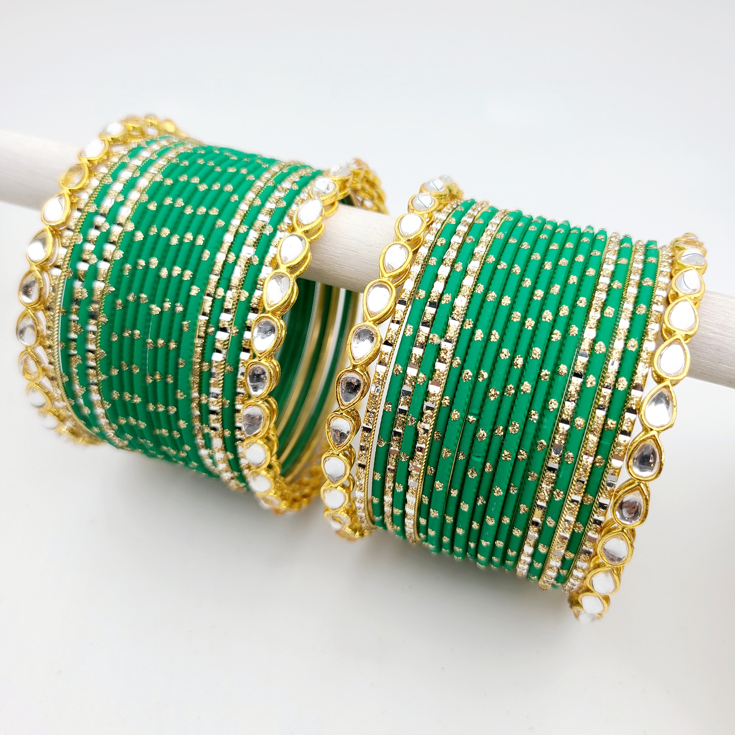 Pardeep Green Bangle Set Indian Bangles , South Asian Bangles , Pakistani Bangles , Desi Bangles , Punjabi Bangles , Tamil Bangles , Indian Jewelry
