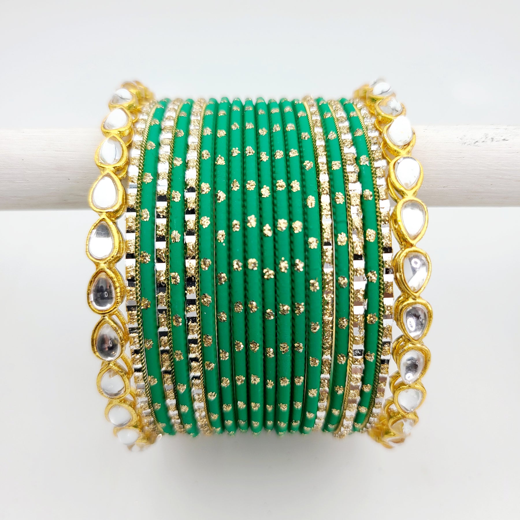 Pardeep Green Bangle Set Indian Bangles , South Asian Bangles , Pakistani Bangles , Desi Bangles , Punjabi Bangles , Tamil Bangles , Indian Jewelry