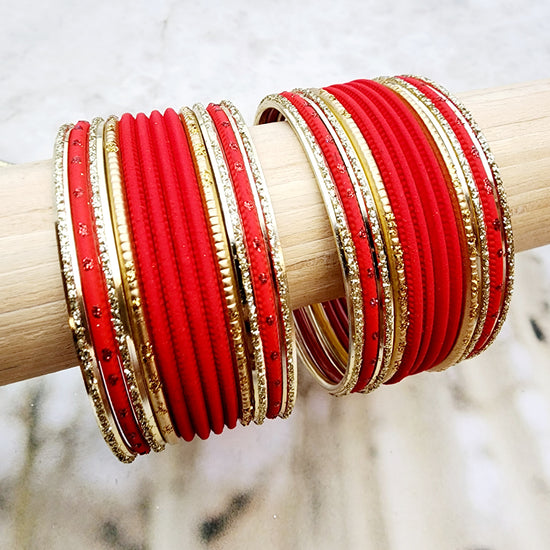 Load image into Gallery viewer, Kenzie Bangle Set Indian Bangles , South Asian Bangles , Pakistani Bangles , Desi Bangles , Punjabi Bangles , Tamil Bangles , Indian Jewelry
