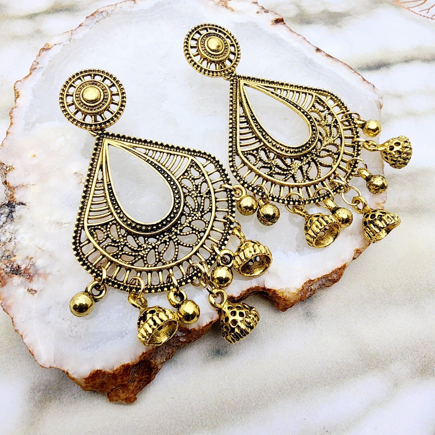 Chanchal Earrings Indian Earrings , South Asian Earrings , Pakistani Earrings , Desi Earrings , Punjabi Earrings , Tamil Earrings , Indian Jewelry