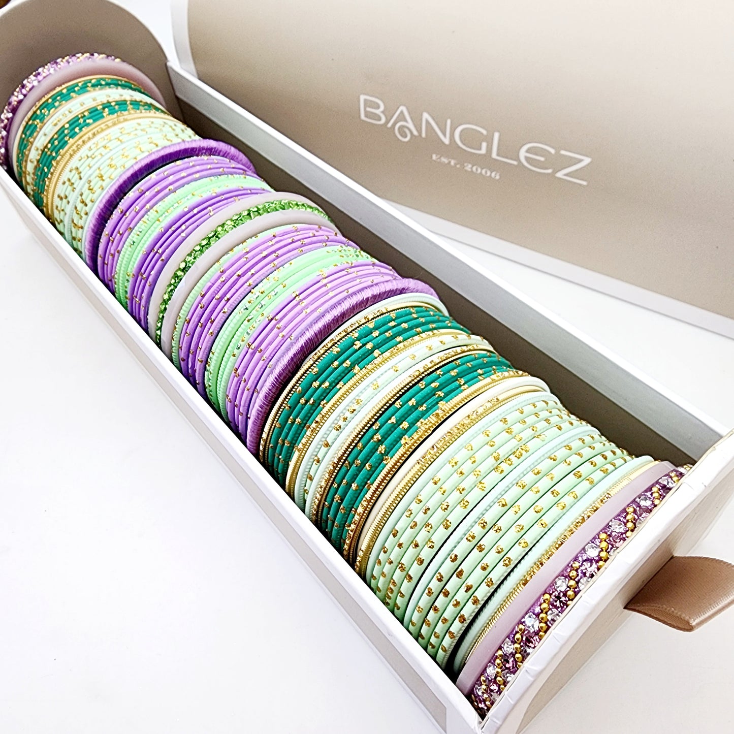 Vivian Banglez Chest Indian Bangles , South Asian Bangles , Pakistani Bangles , Desi Bangles , Punjabi Bangles , Tamil Bangles , Indian Jewelry