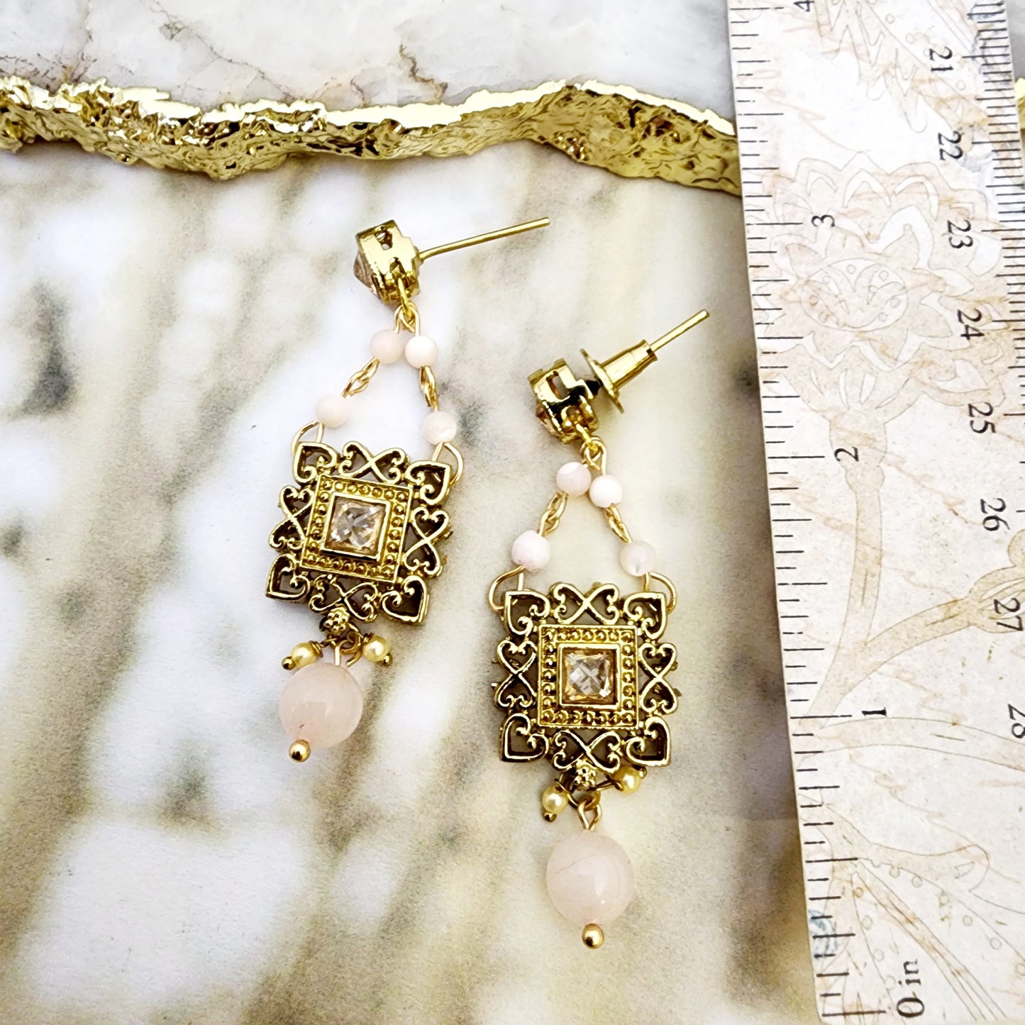 Delphi Earrings Indian Earrings , South Asian Earrings , Pakistani Earrings , Desi Earrings , Punjabi Earrings , Tamil Earrings , Indian Jewelry