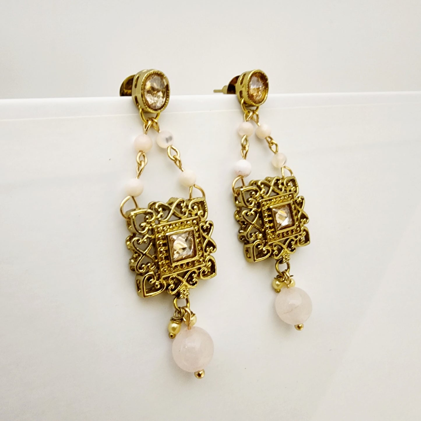 Delphi Earrings Indian Earrings , South Asian Earrings , Pakistani Earrings , Desi Earrings , Punjabi Earrings , Tamil Earrings , Indian Jewelry