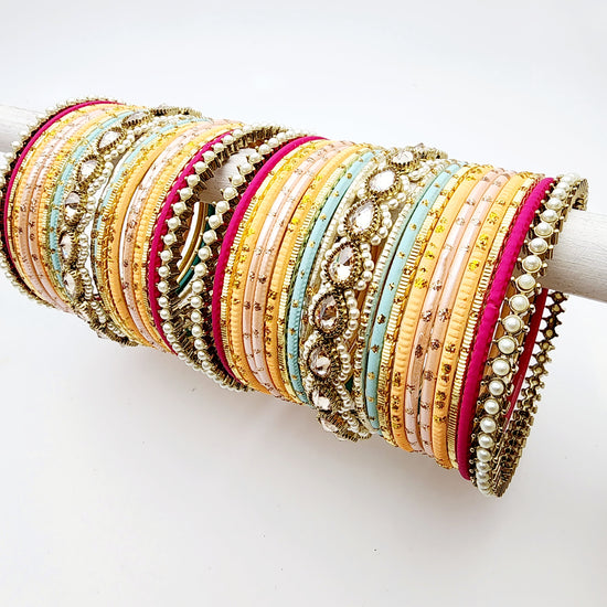 Dimple Bangle Set Indian Bangles , South Asian Bangles , Pakistani Bangles , Desi Bangles , Punjabi Bangles , Tamil Bangles , Indian Jewelry