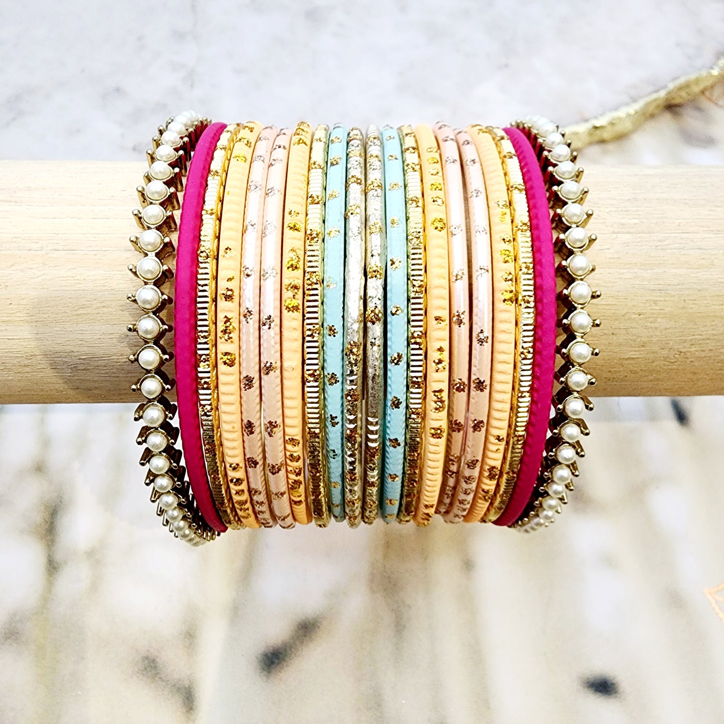 Dimple Bangle Set