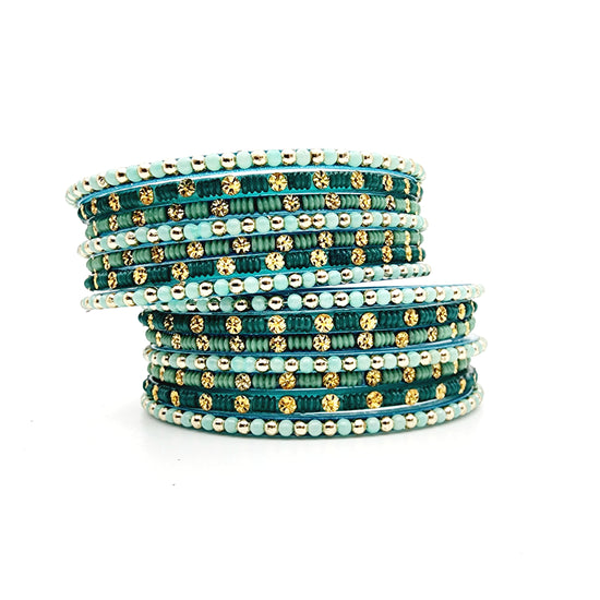 Hardeep Glass Bangle Set