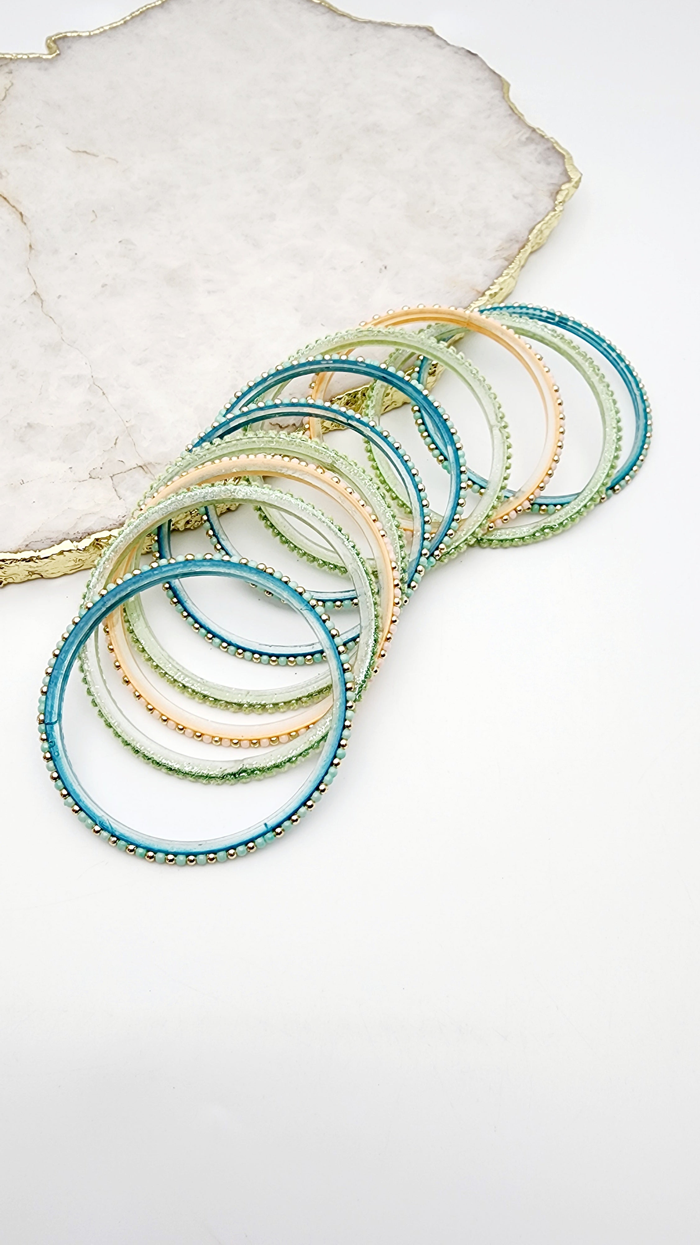 Shanti Glass Bangle Set