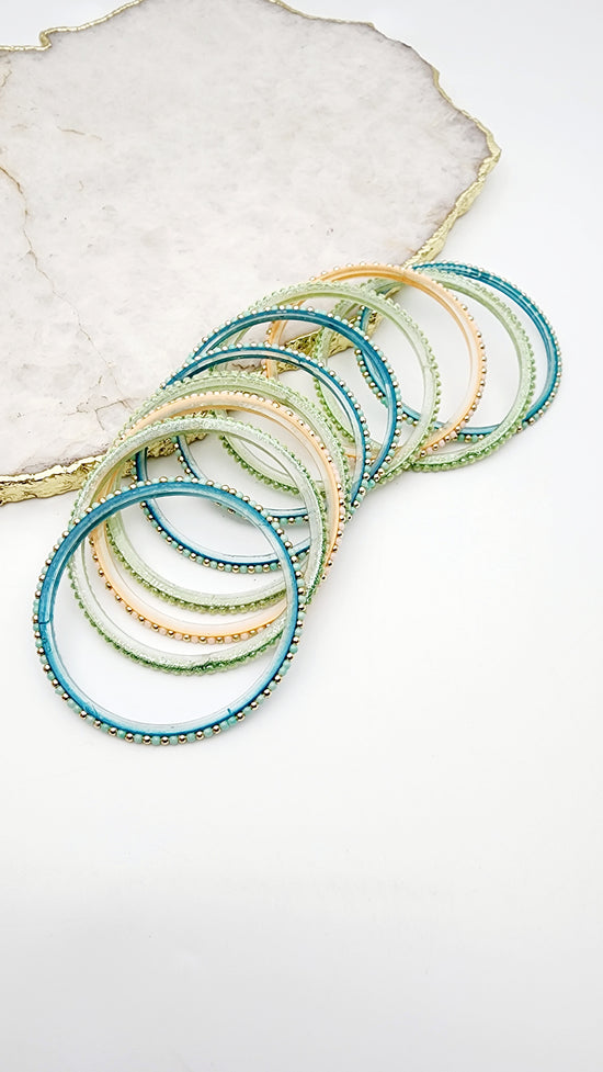 Shanti Glass Bangle Set