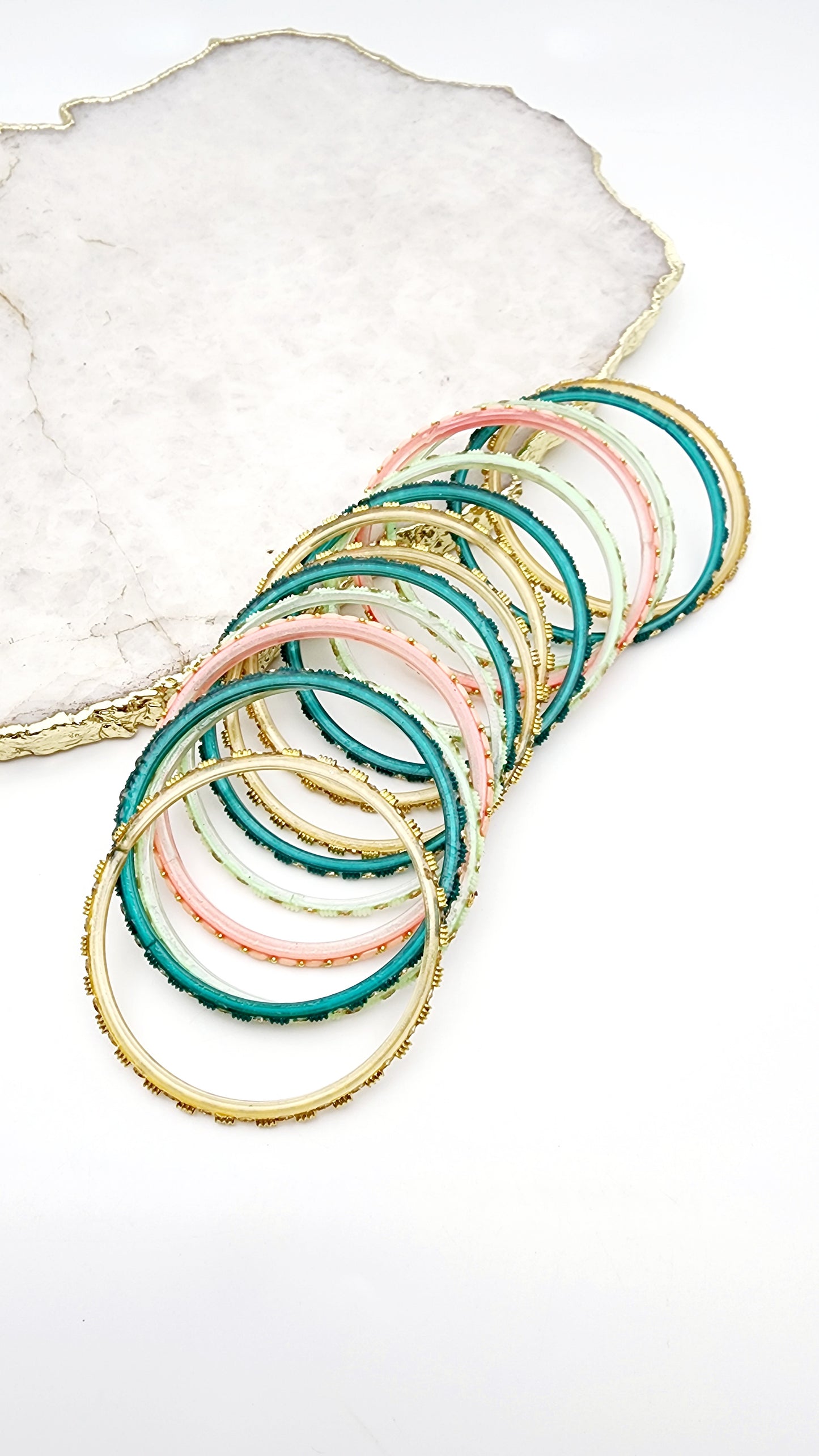 Paro Glass Bangle Set