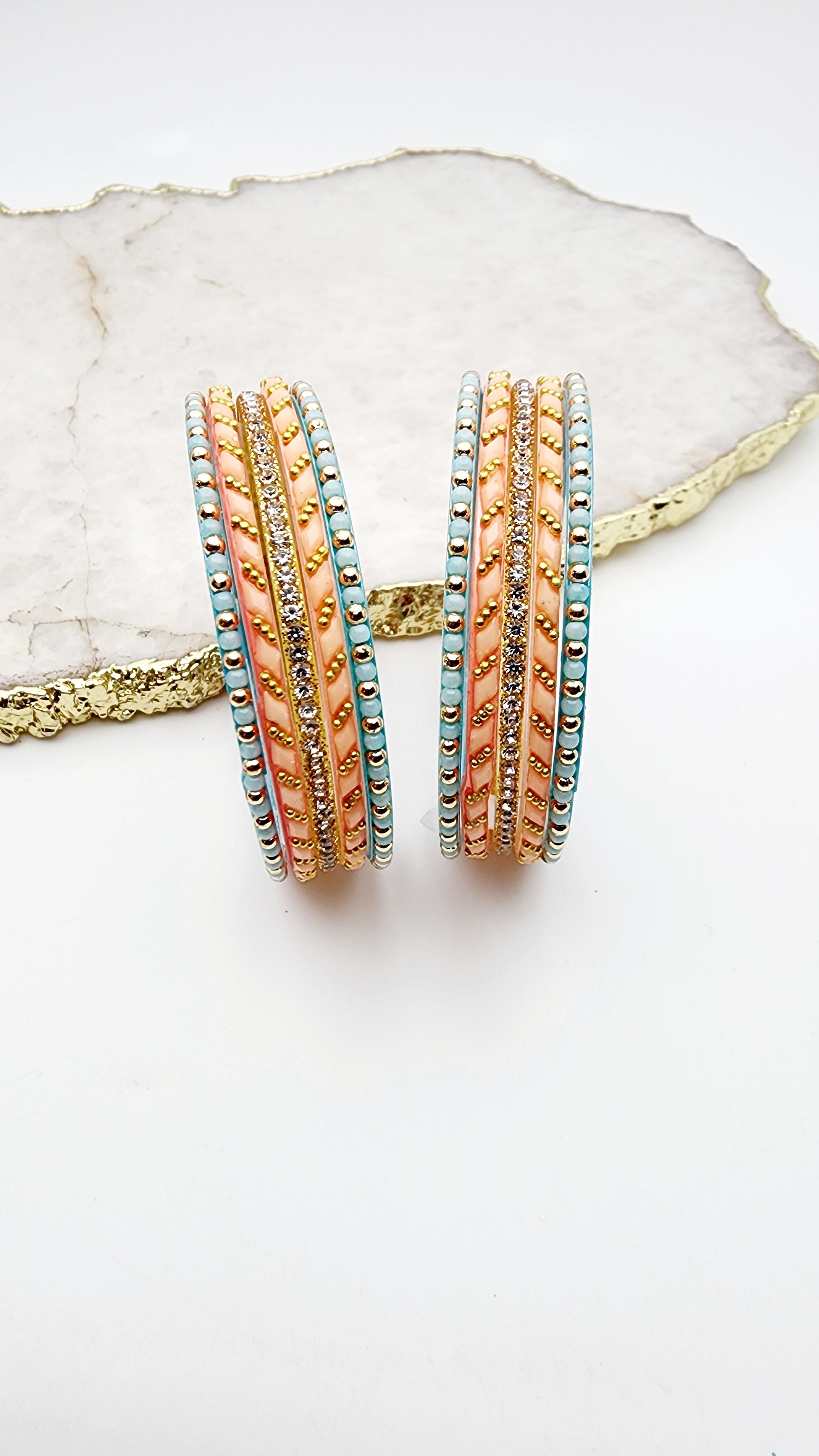 Bali Glass Bangle Set
