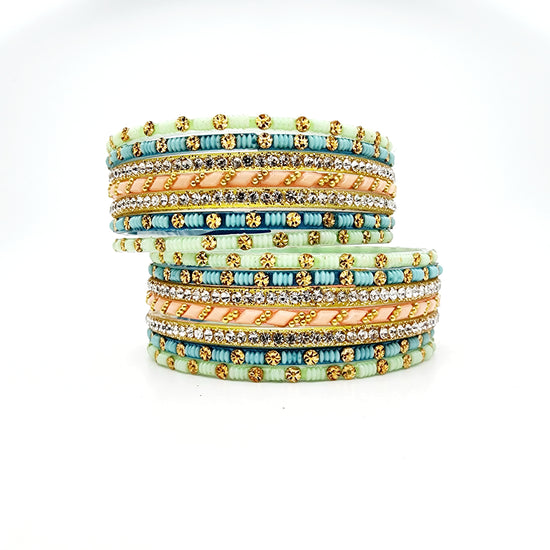 Kajal Glass Bangle Set