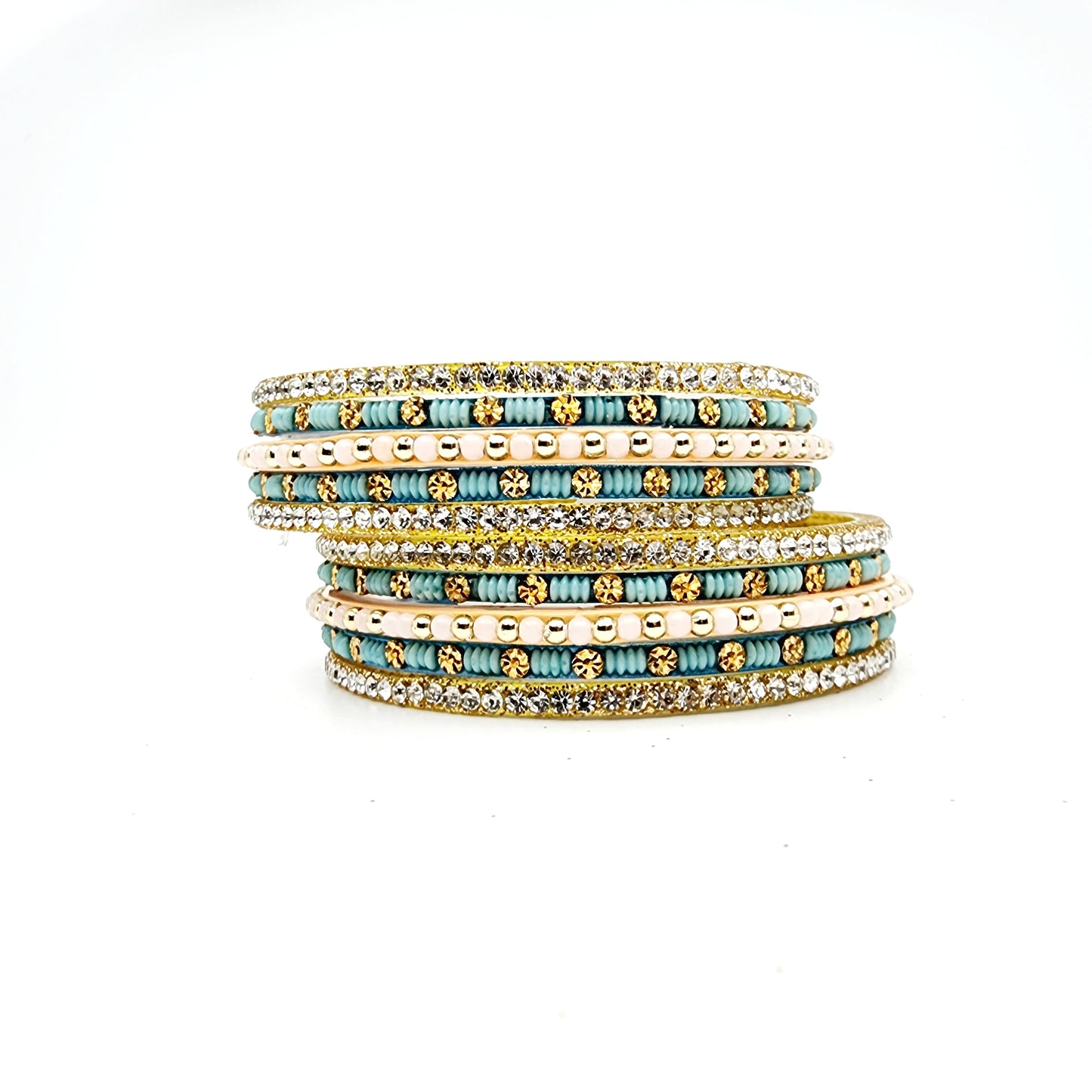 Tejas Glass Bangle Set