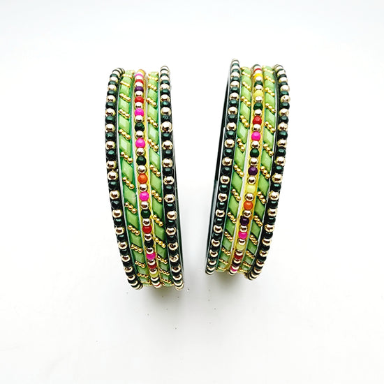 Jinder Glass Bangle Set