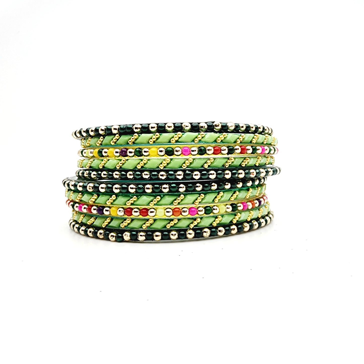 Jinder Glass Bangle Set