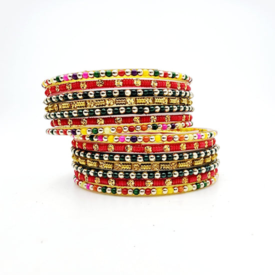 Pooja Glass Bangle Set