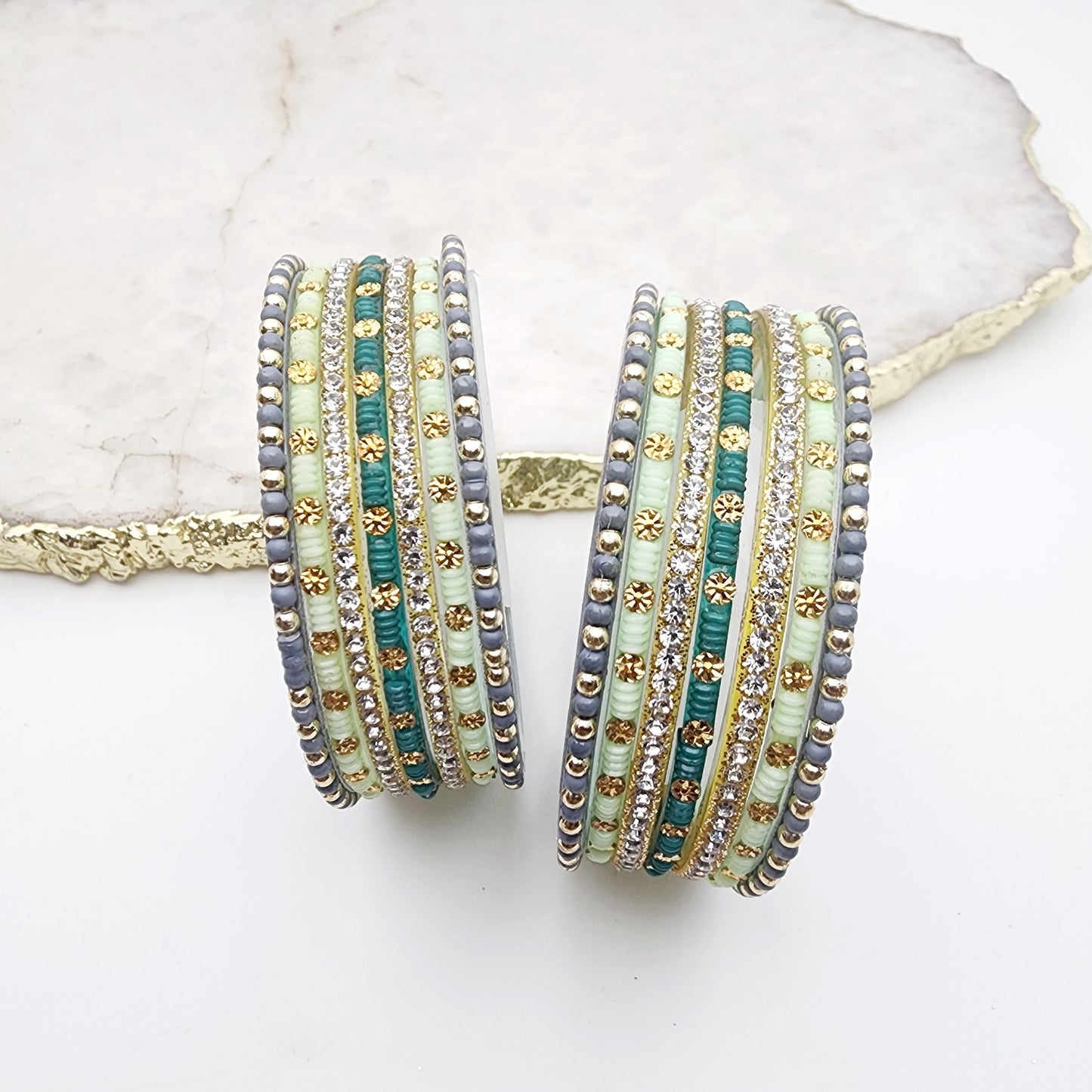 Kirit Glass Bangle Set