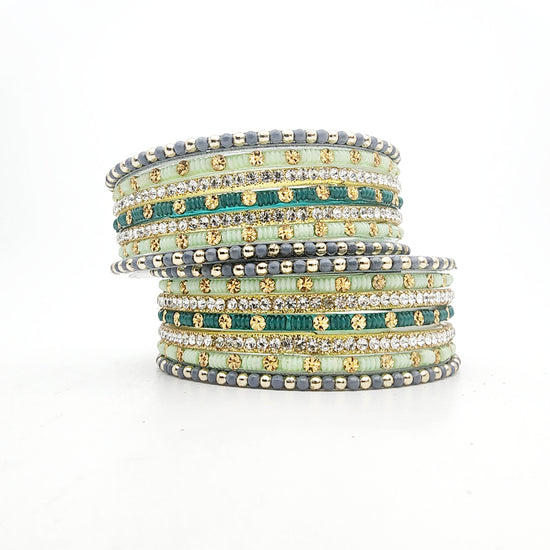 Kirit Glass Bangle Set