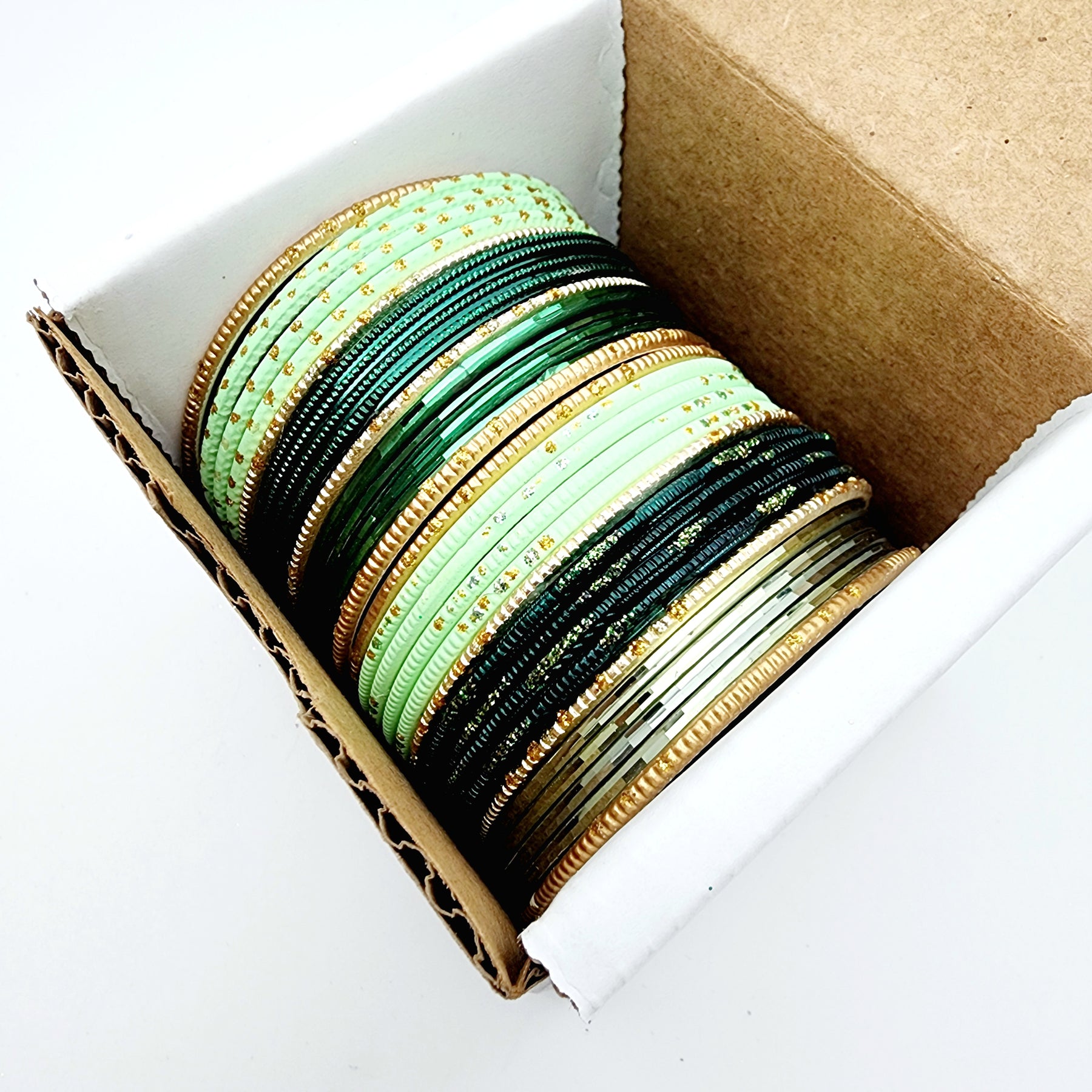 Mixed Green Accent Box