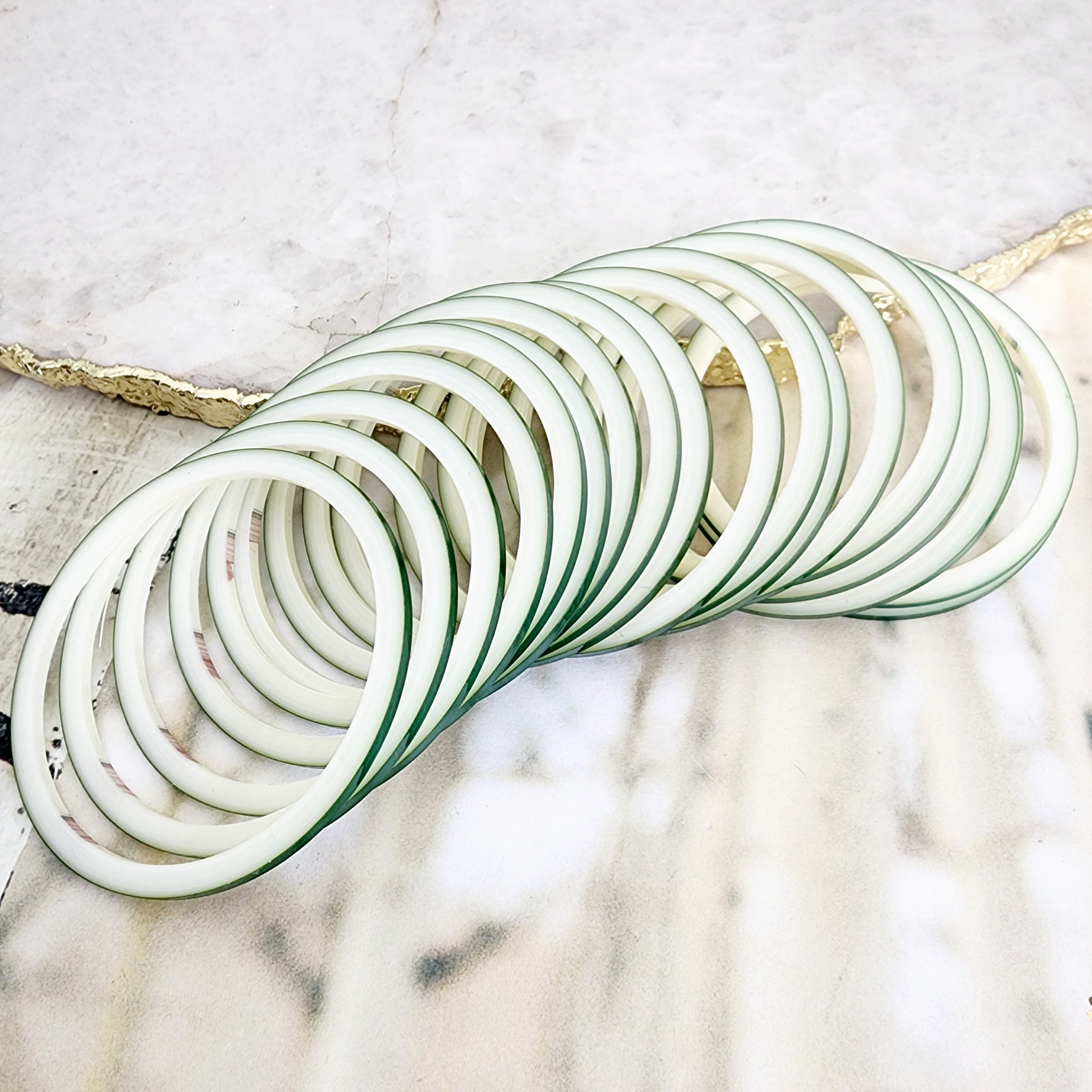 Green Bridal Choora - 4 Dozen
